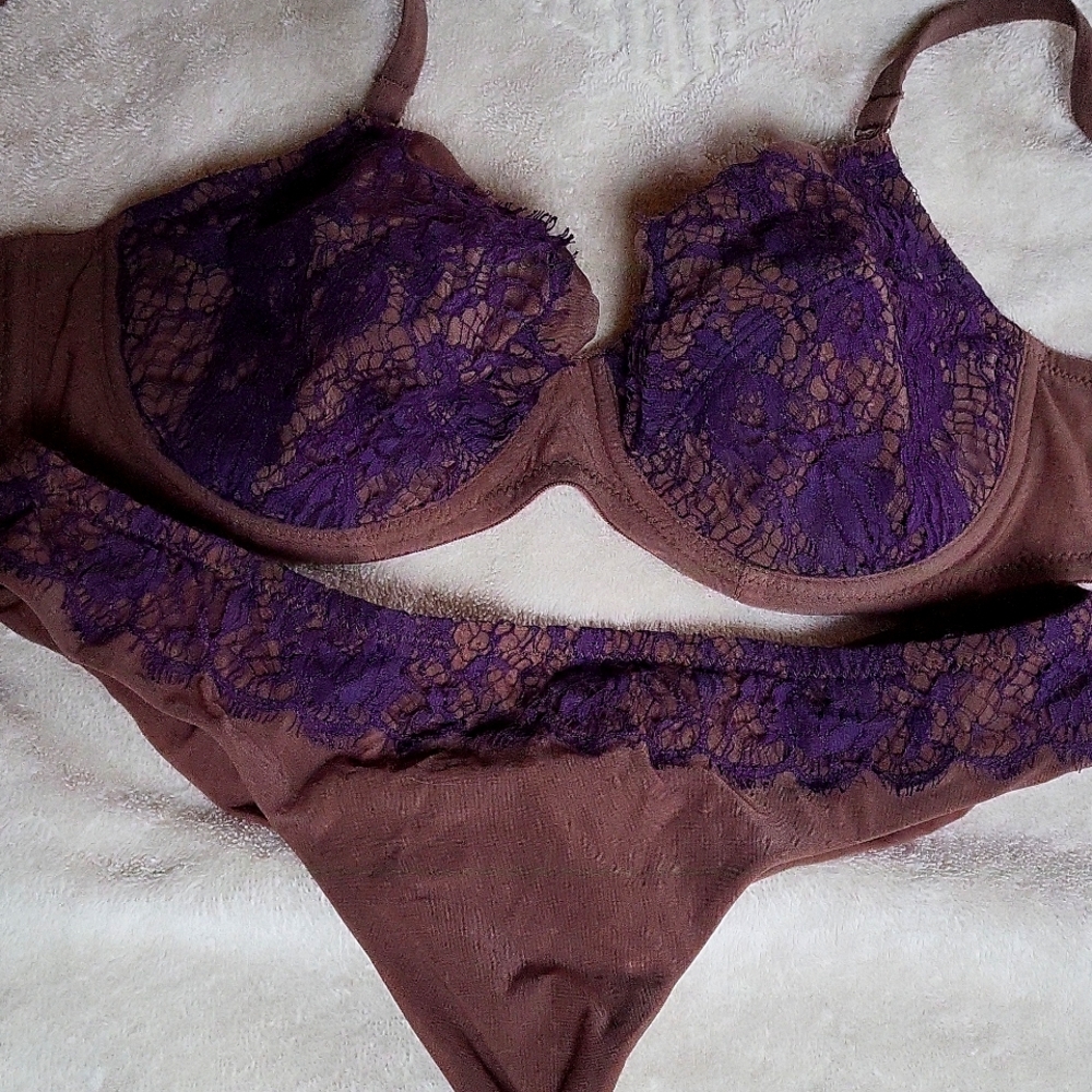Vintage Valery Bra and Thong set